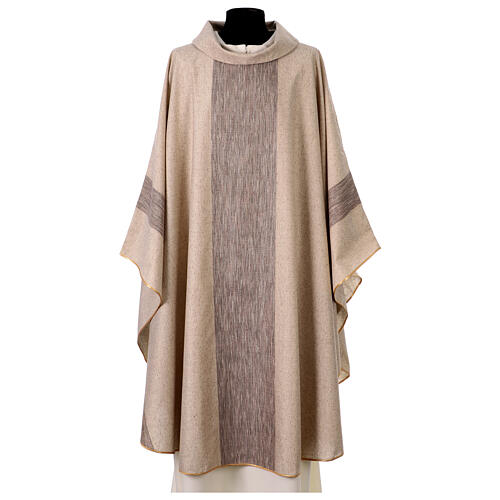 Chasuble in pure wool with exquisite finish by Vebi Confezioni 6