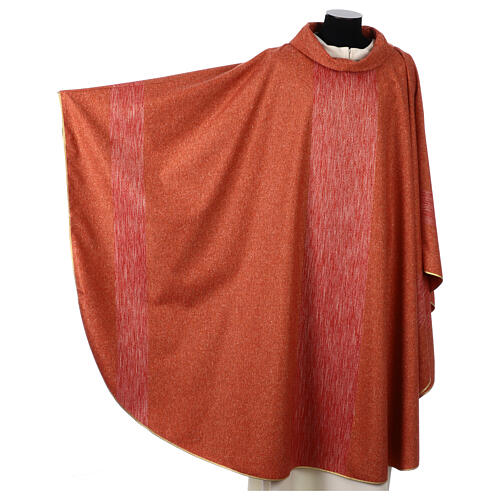 Chasuble in pure wool with exquisite finish by Vebi Confezioni 6
