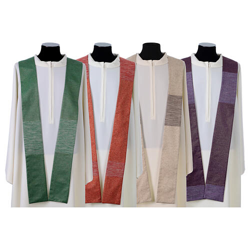 Chasuble in pure wool with exquisite finish by Vebi Confezioni 15