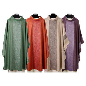 Chasuble en pure laine avec finitions précieuses Vebi Confezioni