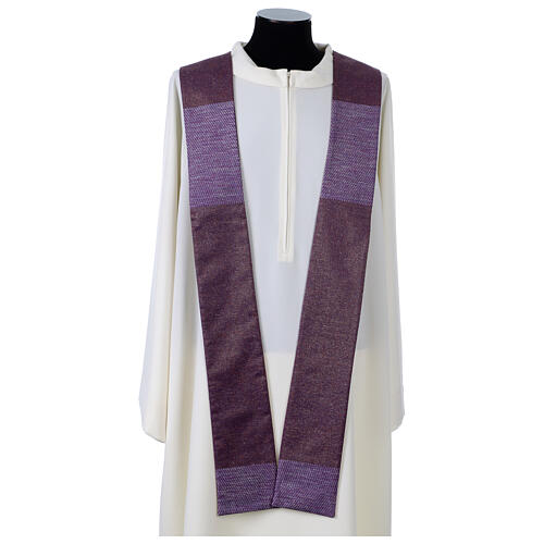 Chasuble en pure laine avec finitions précieuses Vebi Confezioni 14