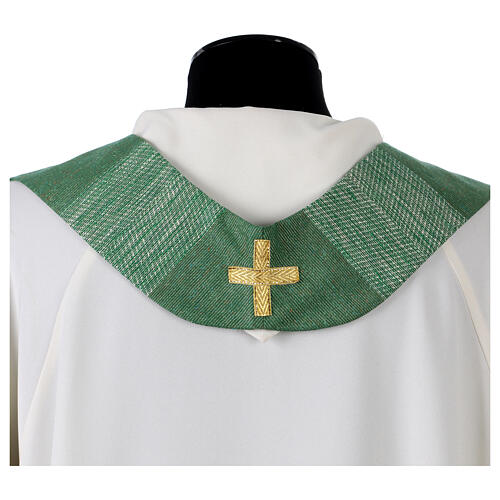 Chasuble en pure laine avec finitions précieuses Vebi Confezioni 15