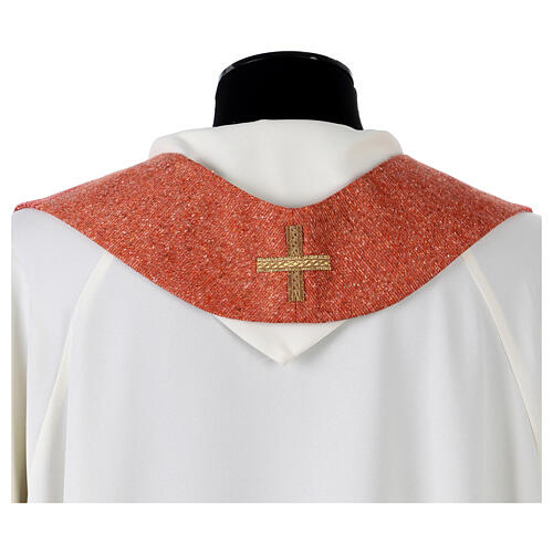 Chasuble en pure laine avec finitions précieuses Vebi Confezioni 16