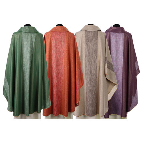 Chasuble en pure laine avec finitions précieuses Vebi Confezioni 13