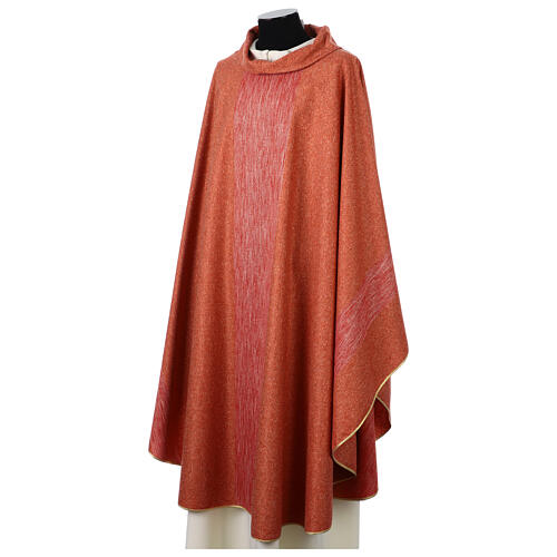 Casula de lã pura com acabamento precioso Vebi Confezioni 11