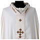Como silk chasuble with crosses and crystals by Vebi Confezioni s2