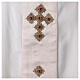 Como silk chasuble with crosses and crystals by Vebi Confezioni s4