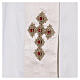 Chasuble soie de Côme croix avec cristaux Vebi Confezioni s6