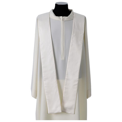 Como silk chasuble with crosses and crystals Vebi Confezioni 11