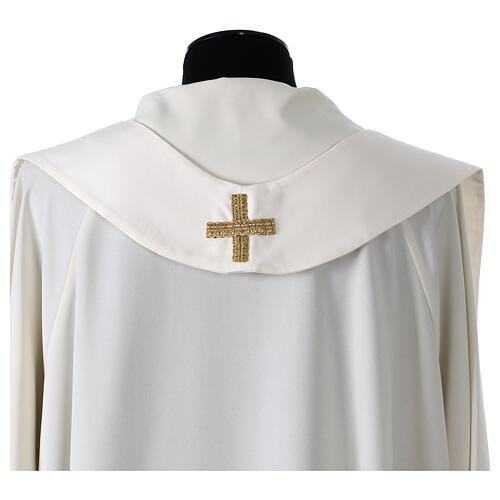 Como silk chasuble with crosses and crystals Vebi Confezioni 12