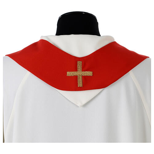 Chasuble avec pallium doré en polyester Vebi Confezioni 16