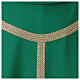 Chasuble with gold palio trim in polyester Vebi Confezioni s3