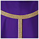 Chasuble with gold palio trim in polyester Vebi Confezioni s9