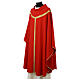 Chasuble with gold palio trim in polyester Vebi Confezioni s11