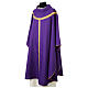 Chasuble with gold palio trim in polyester Vebi Confezioni s13