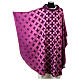 Casulla color morado impresión con cruces Vebi Confezioni s3