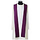 Chasuble couleur pourpre impression avec croix Vebi Confezioni s6