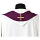 Chasuble couleur pourpre impression avec croix Vebi Confezioni s7