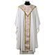 Chasuble with floral damask inserts by Vebi Confezioni s1