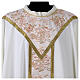 Chasuble with floral damask inserts by Vebi Confezioni s6