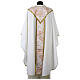 Chasuble with floral damask inserts by Vebi Confezioni s8