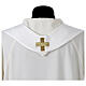 Chasuble with floral damask inserts by Vebi Confezioni s10