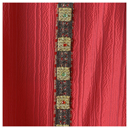 Striped Como silk chasuble by Vebi Confezioni 8