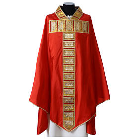 Tau cross chasuble in shantung silk by Vebi Confezioni