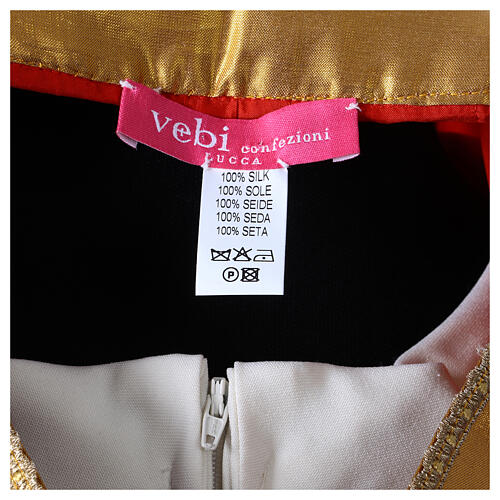 Tau cross chasuble in shantung silk by Vebi Confezioni 9