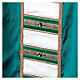 Silk chasuble by Vebi Confezioni, pallium with gemstones and French trimmings s5