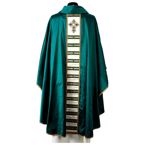 Chasuble soie pallium gemme et passementerie française Vebi Confezioni 7