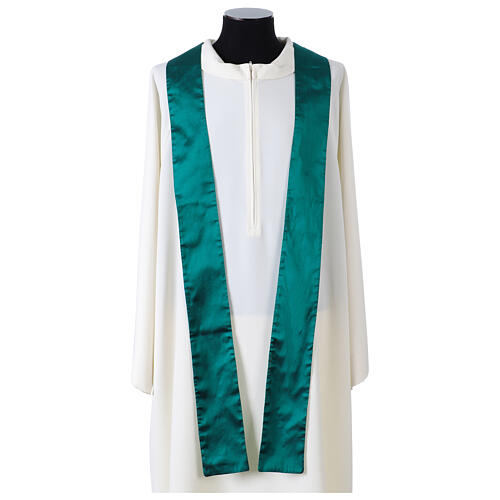 Chasuble soie pallium gemme et passementerie française Vebi Confezioni 9