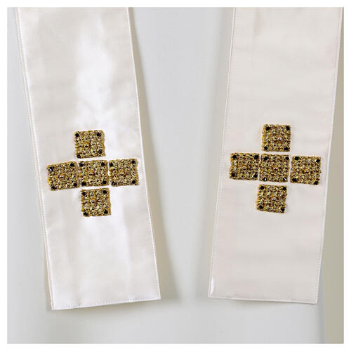 Silk chasuble with gold and black trimming by Vebi Confezioni 11
