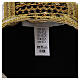 Silk chasuble with gold and black trimming by Vebi Confezioni s9