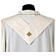 Silk chasuble with gold and black trimming by Vebi Confezioni s12