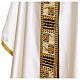 Silk satin chasuble with gold and black trimmings Vebi Confezioni s6