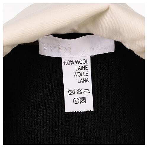 Wool chasuble with hand-painted oval image of Merciful Jesus by Vebi Confezioni 9