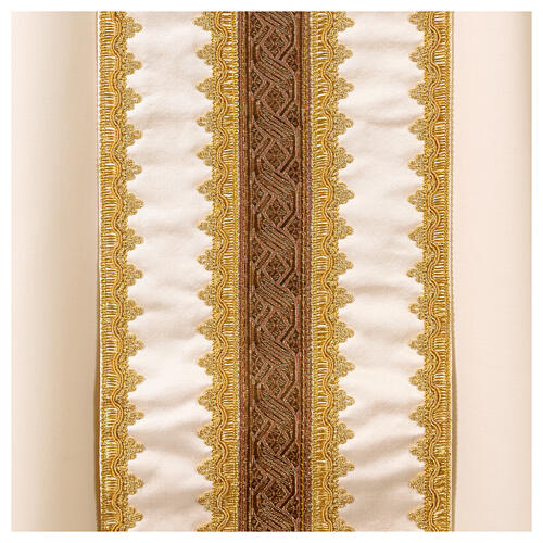 Casula lã com oval Cristo Misericordioso pintado à mão Vebi Confezioni 5