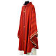 Chasuble rayures or broderie croix Gamma lurex s5