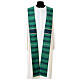 Chasuble rayures or broderie croix Gamma lurex s12