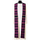 Chasuble rayures or broderie croix Gamma lurex s16