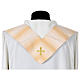 Casula righe oro ricamo croce Gamma lurex s19
