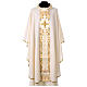 Casula stolone ricami floreali 100% lana Gamma s1