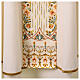 Chasuble with floral embroidery galoon 100% wool Gamma s4