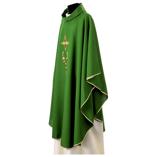 Casula croce ricami floreali Gamma 2