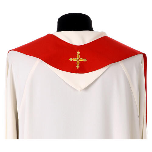 Chasuble cross with floral embroidery, Gamma 16