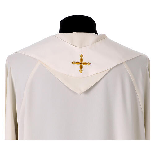 Chasuble cross with floral embroidery, Gamma 17