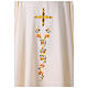 Chasuble cross with floral embroidery, Gamma s7