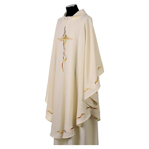 Chasuble with wavy decorations, 100% polyester 6