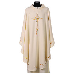 Chasuble décorations ondulées 100% polyester